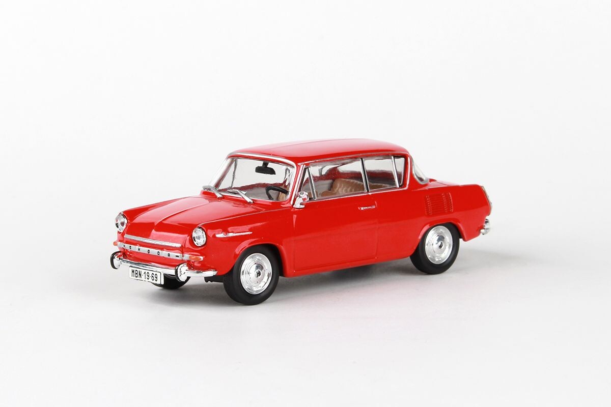 ŠKODA 1100MBX (1969) 1:43 - Červená Oranžová
