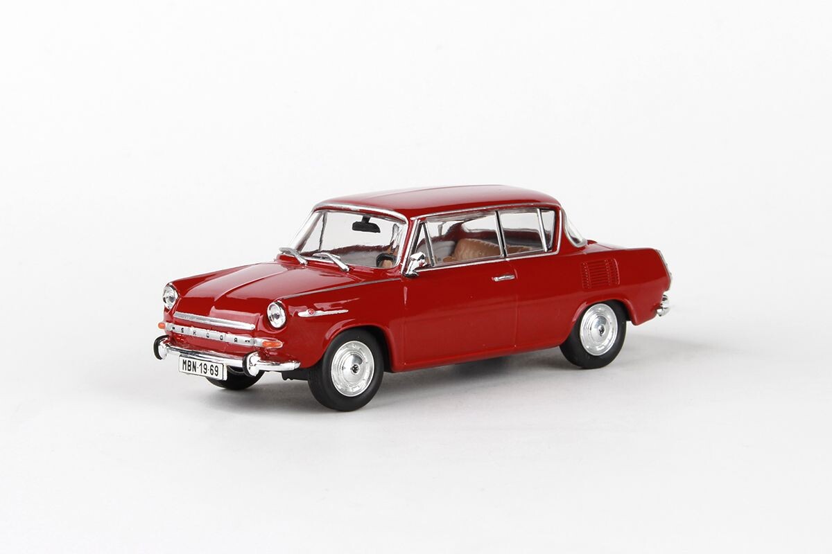 ŠKODA 1100MBX (1969) 1:43 - Červená Rubínová