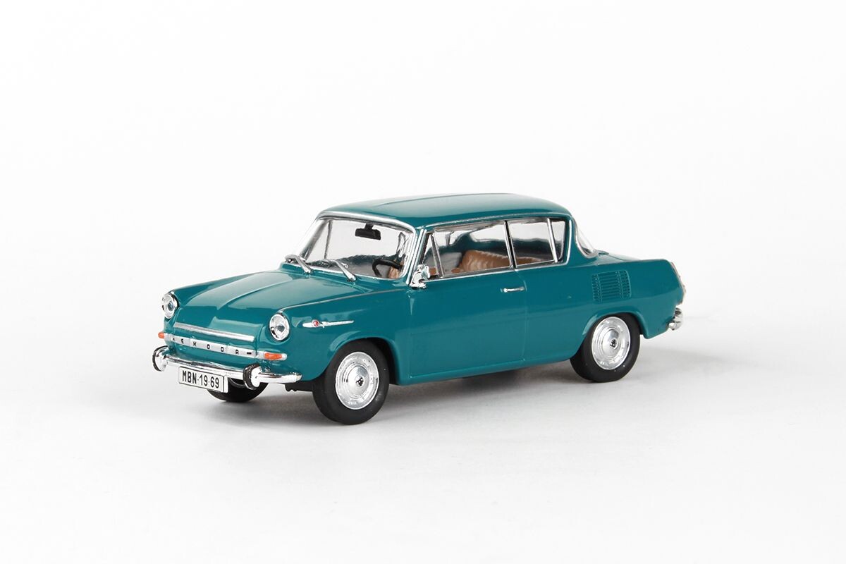 ŠKODA 1100MBX (1969) 1:43 - Modrozelená Tmavá