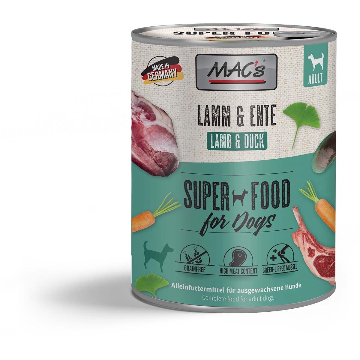 MAC's Dog s jehněčím a kachním masem 24 × 800 g