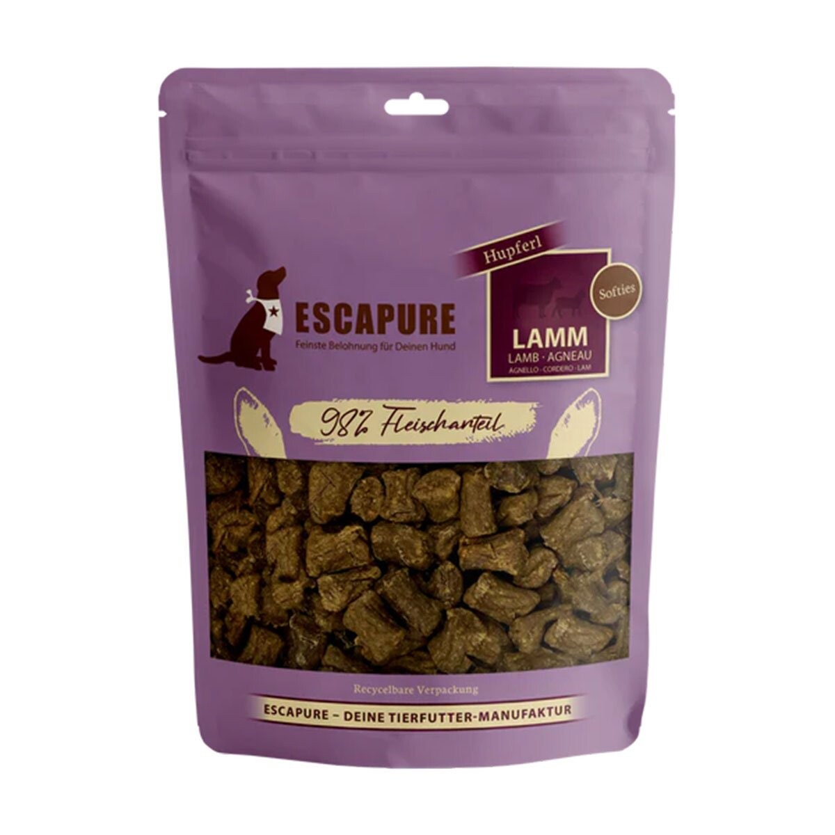 ESCAPURE pamlsky z jehněčího Softies 3 × 150 g