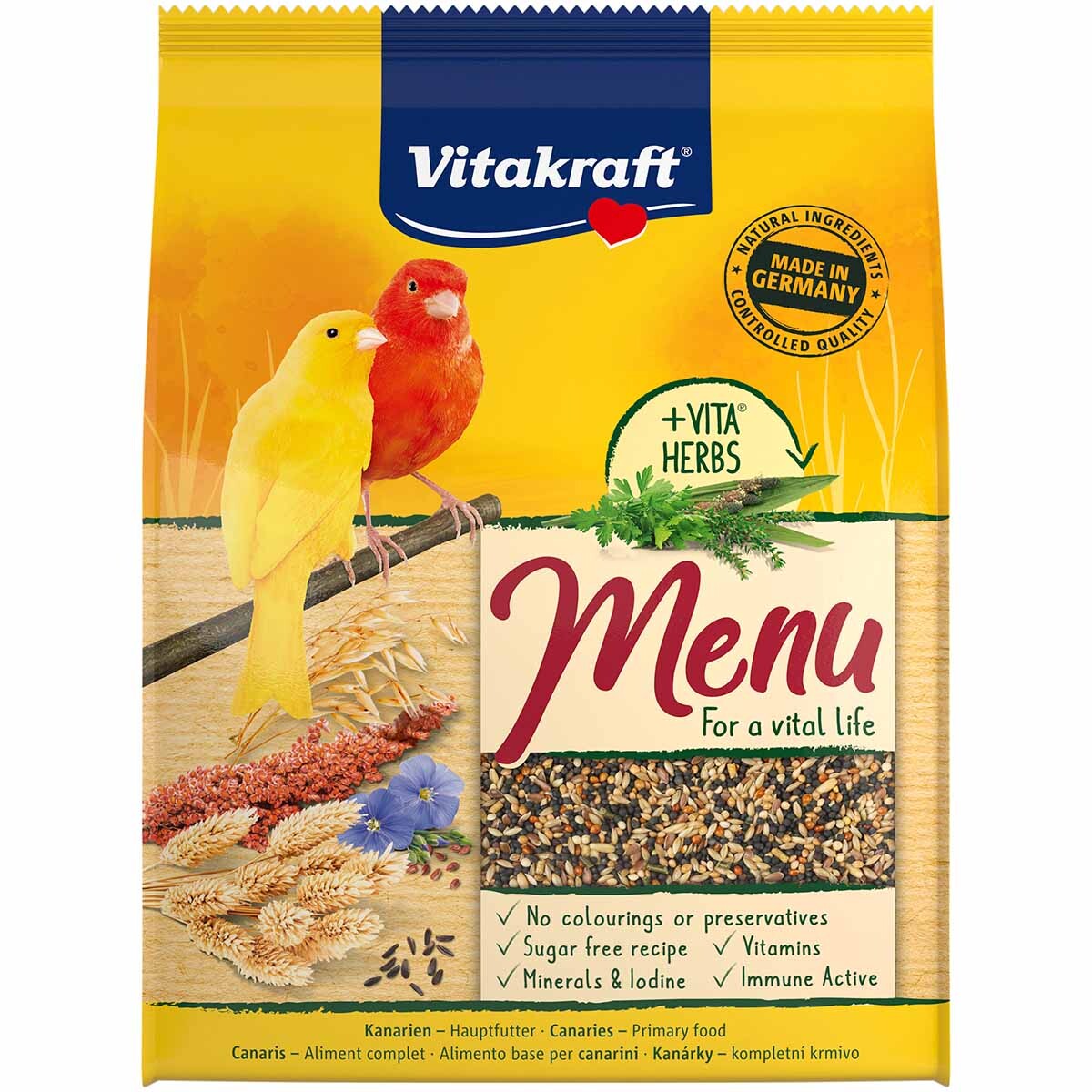Vitakraft prémiové menu pro kanárky 2 × 3 kg