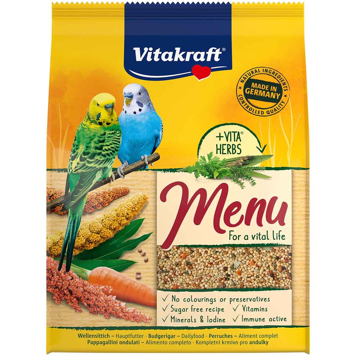 Vitakraft prémiové menu pro andulky 2 × 3 kg
