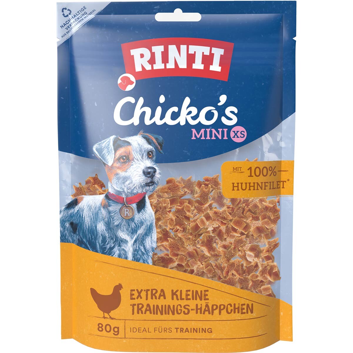 RINTI Extra Chicko Mini XS 6 × 80 g