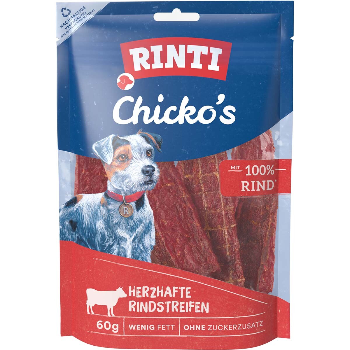 Rinti Extra Chicko s hovězím masem 6 × 60 g