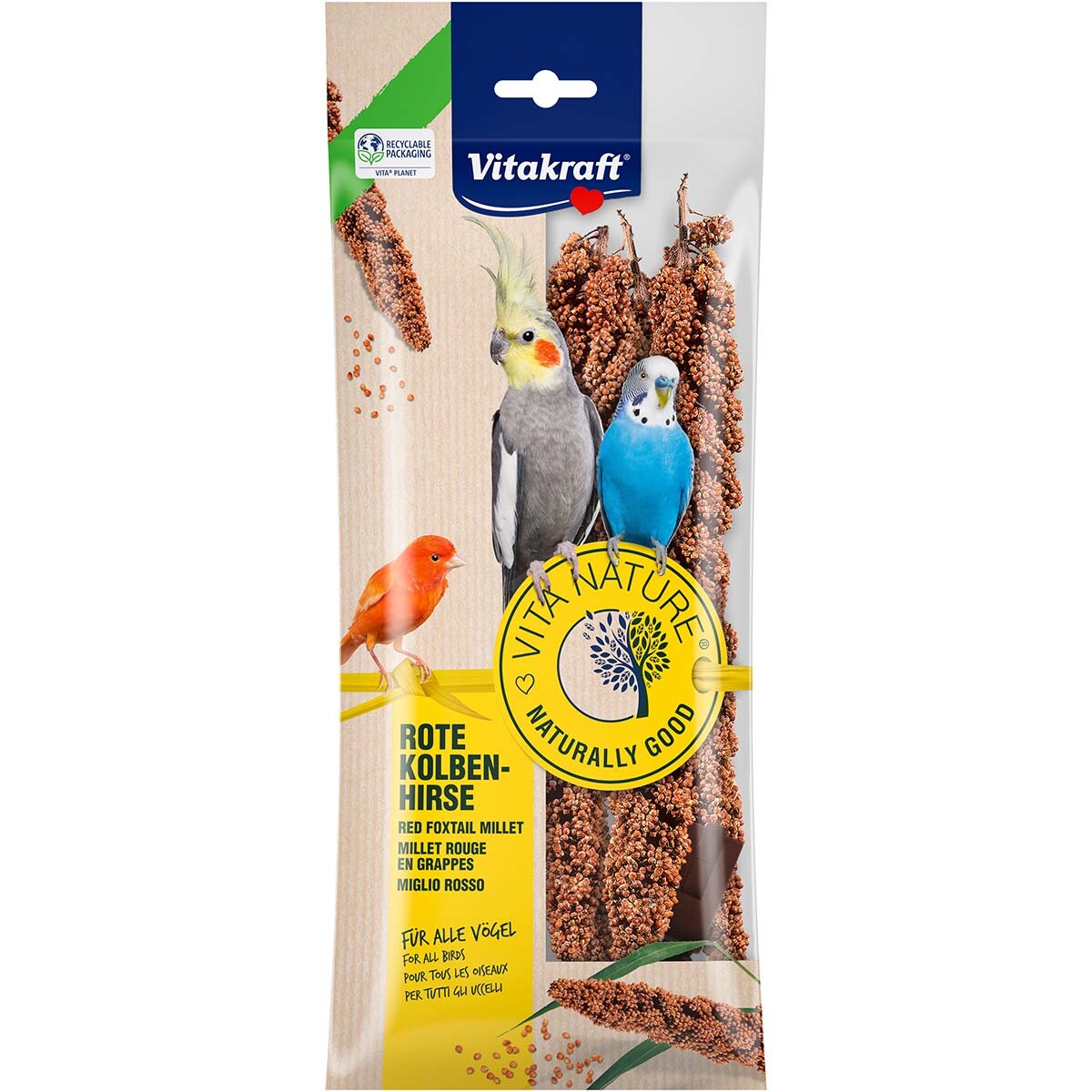 Vitakraft Vita Nature červený prosný klas 5 × 80 g