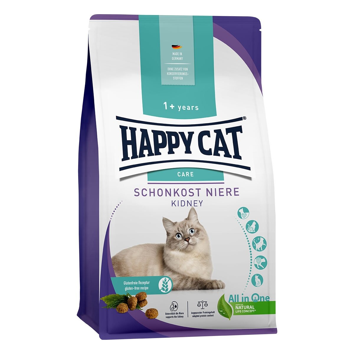 Happy Cat Sensitive Schonkost Niere 3 × 4 kg