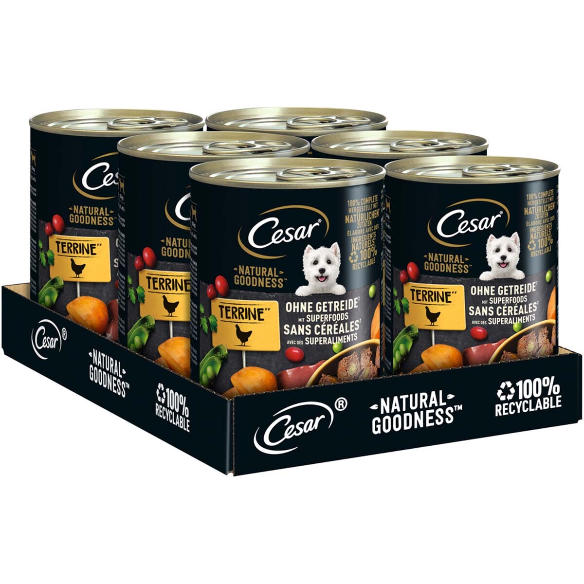CESAR NATURAL GOODNESS kuřecí 12× 400 g
