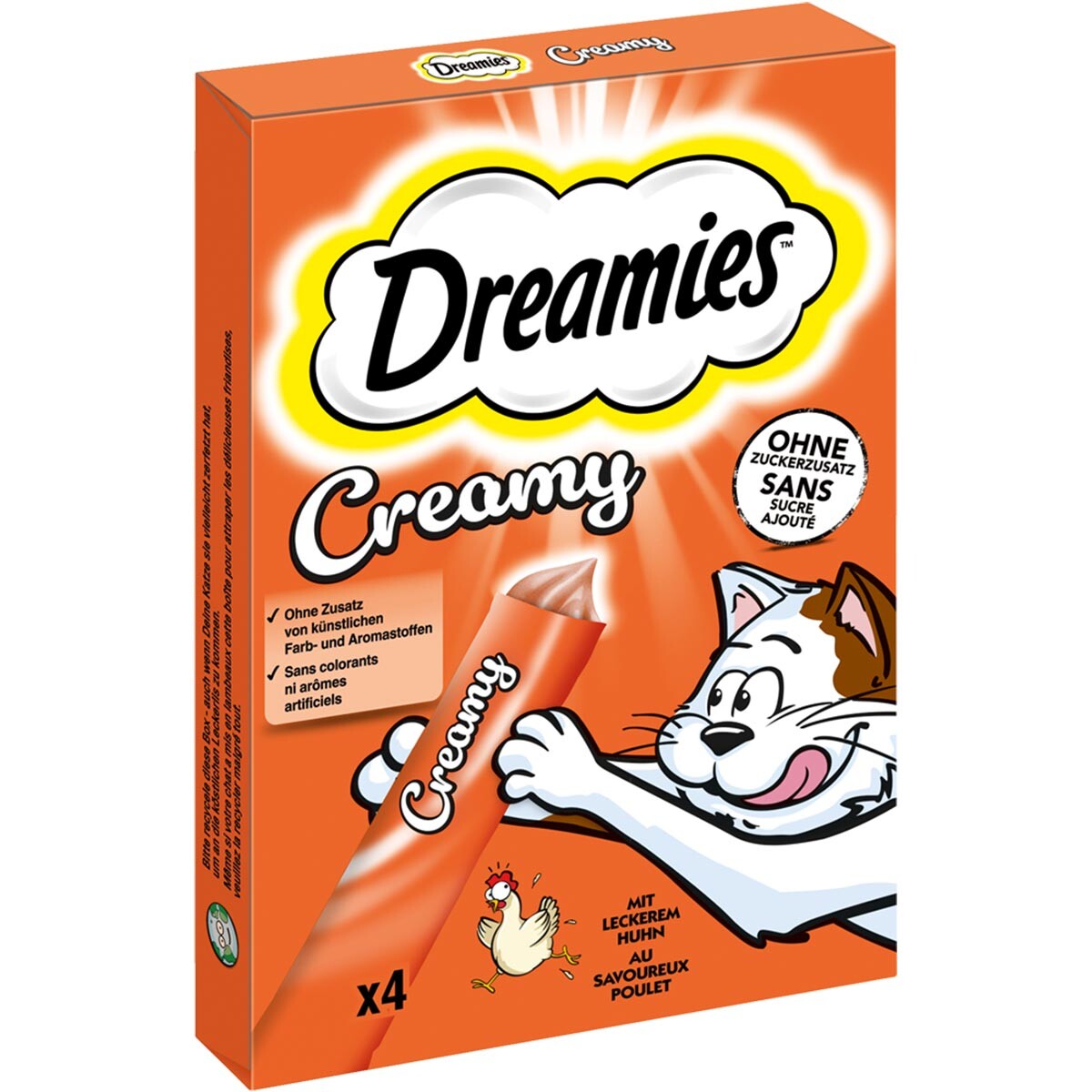 DREAMIES Creamy kuřecí Multipack 44 × 10 g