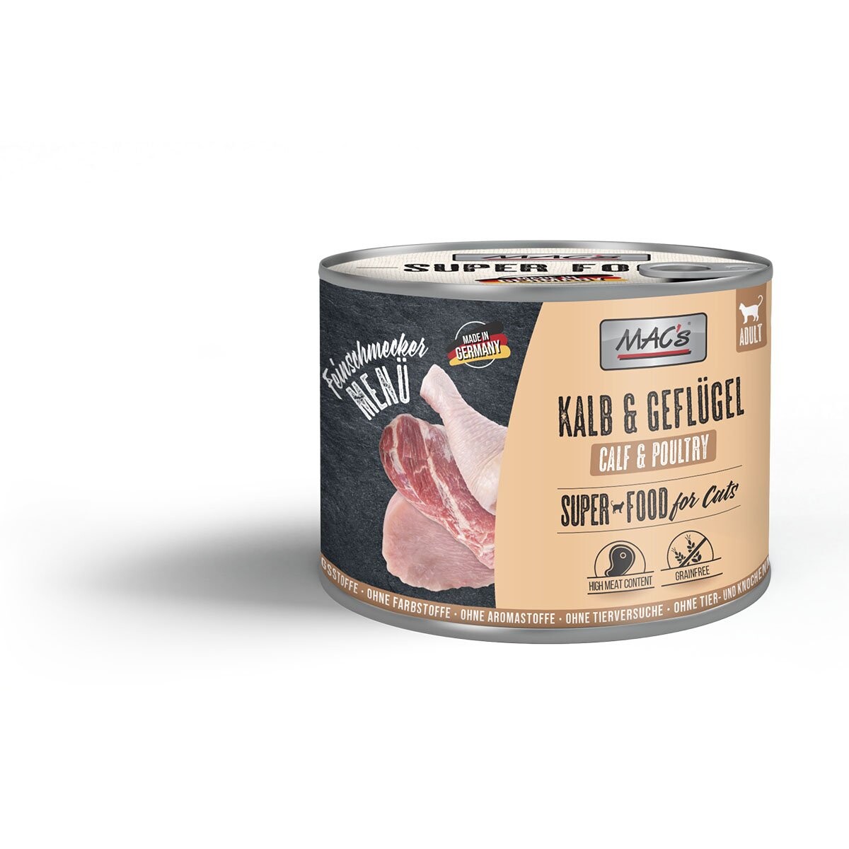 MAC's Cat labužnické menu telecí a drůbeží 6× 200 g