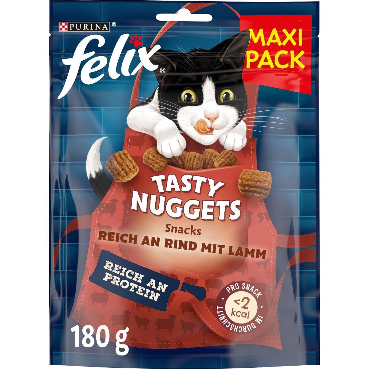 FELIX Tasty Nuggets hovězí a jehněčí 6× 180 g