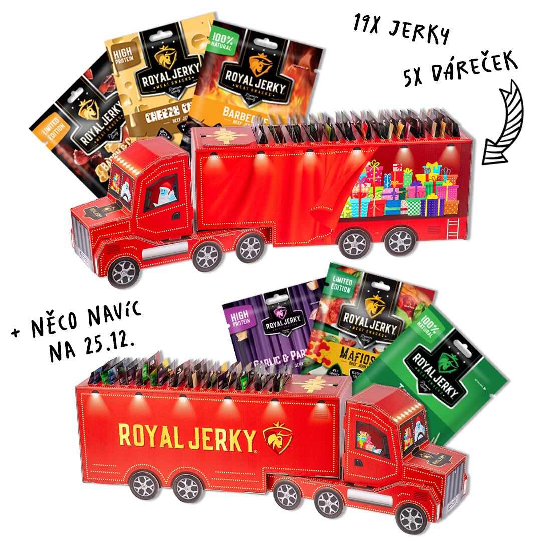 Royal Jerky Velký Royal kamion červený
