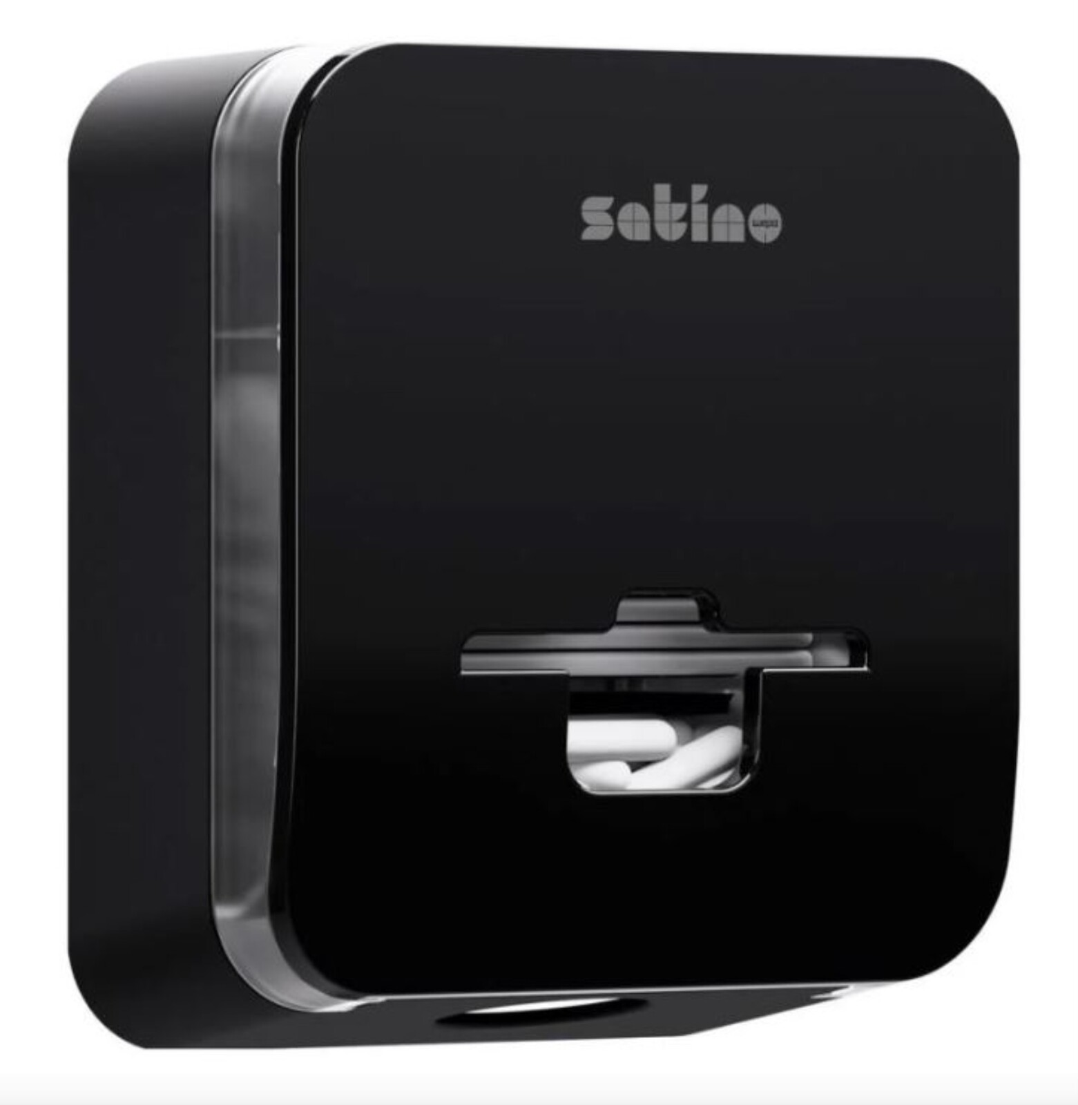 Zásobník na hygienické potřeby Satino - 3 v 1, černý