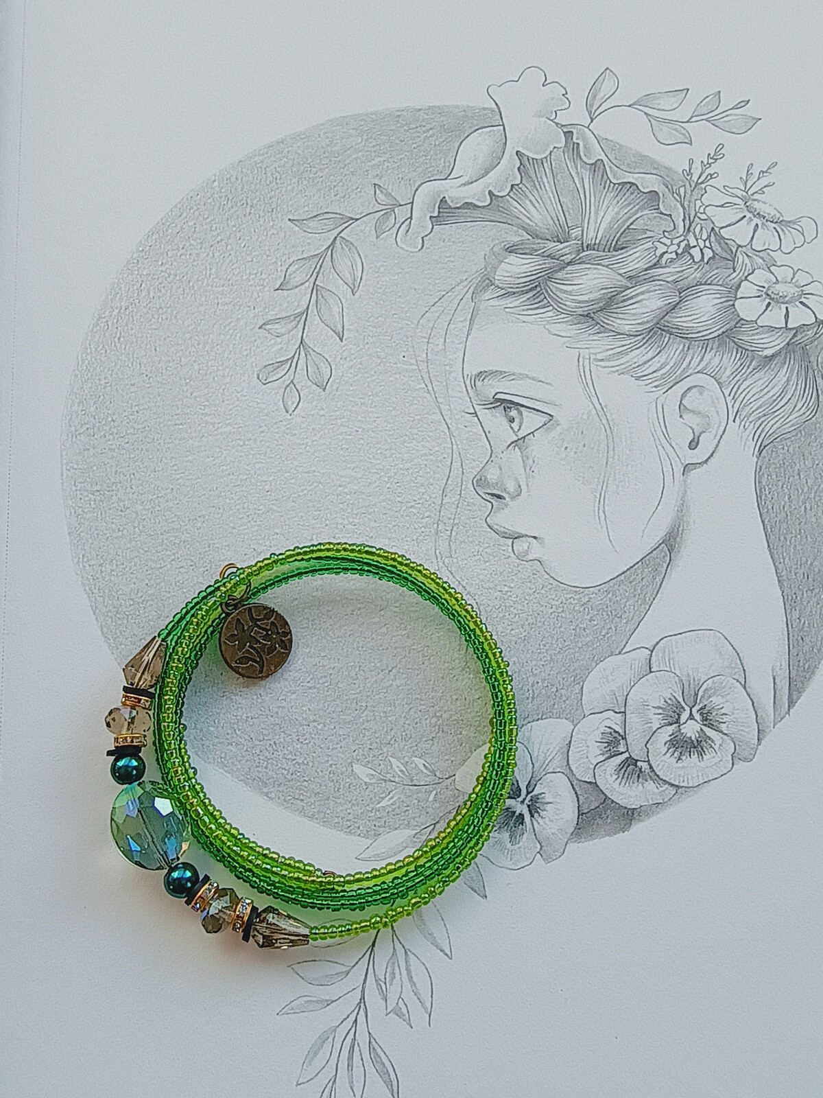 Emada Náramek, 2016, paměťový drát, Anet, 1 ks