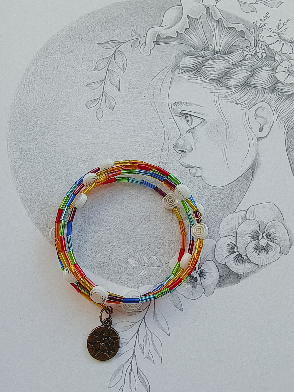 Emada Náramek, 2023, paměťový drát, Anabell, 1 ks