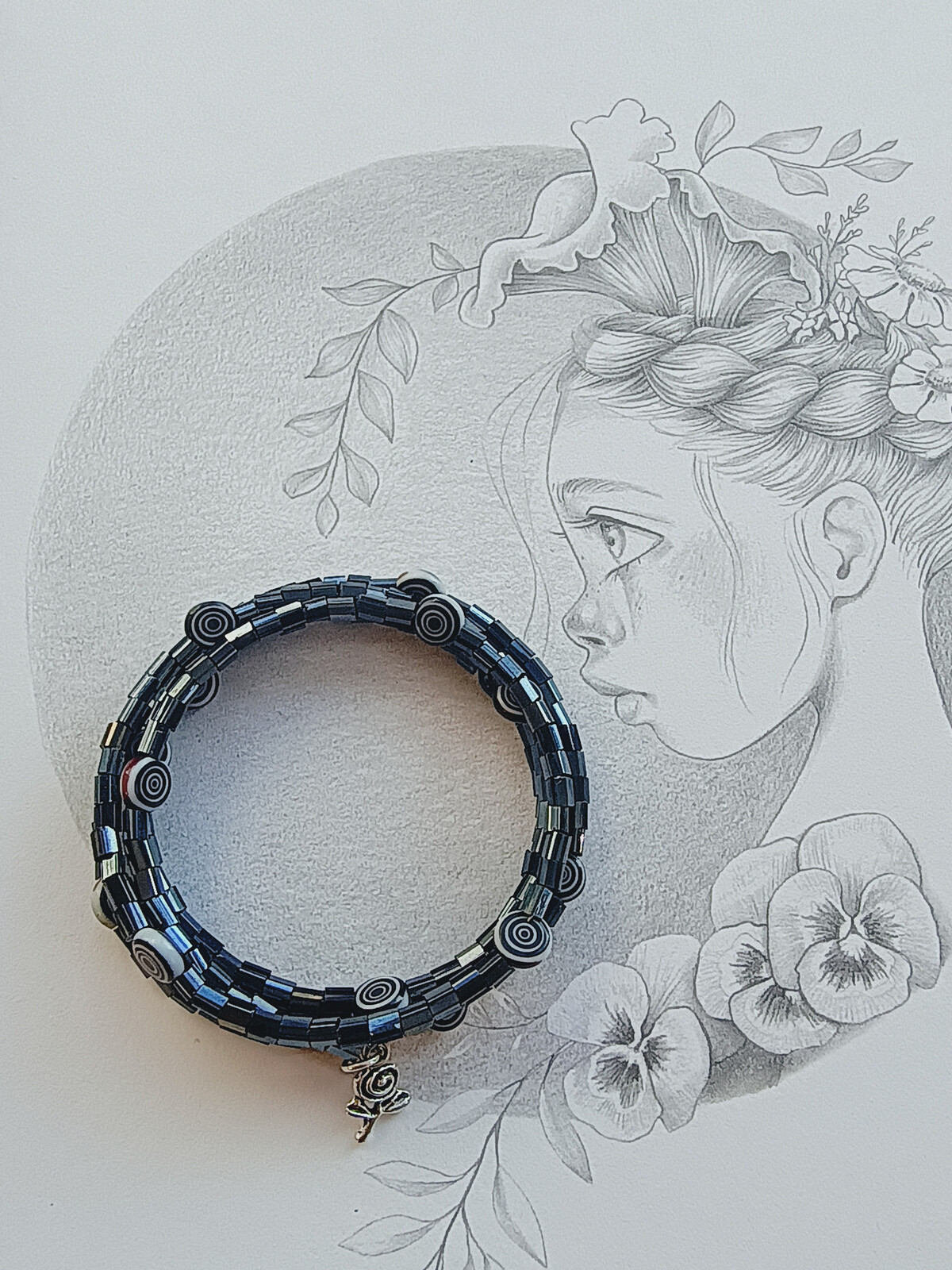 Emada Náramek, 2027, paměťový drát, Anana, 1 ks