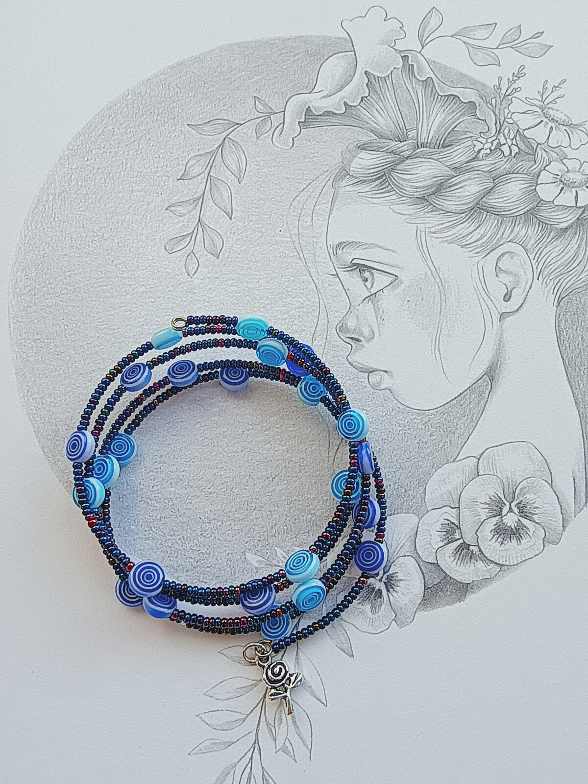 Emada Náramek, 2029, paměťový drát, Arin, 1 ks