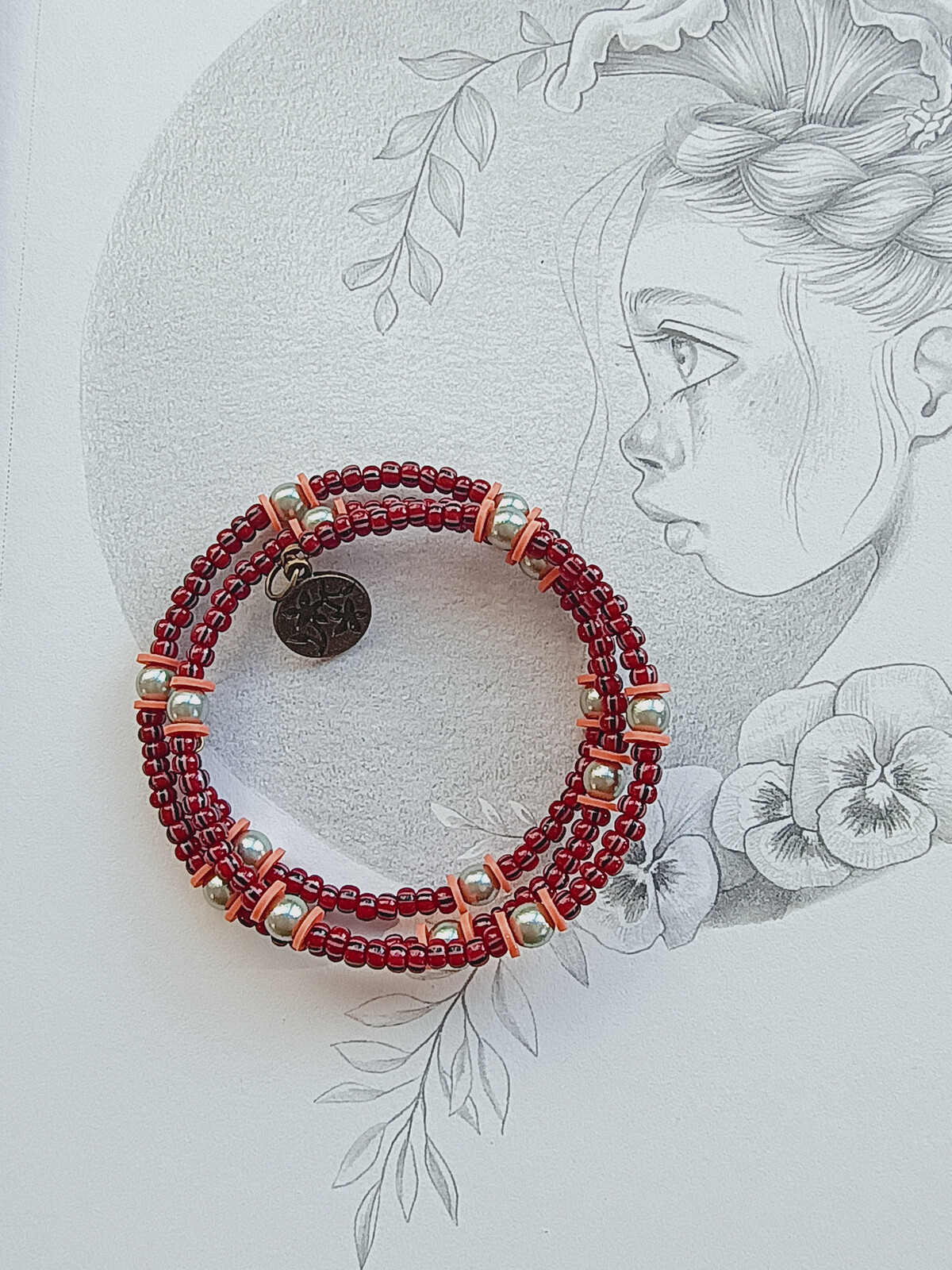 Emada Náramek, 2032, paměťový drát, Aella, 1 ks