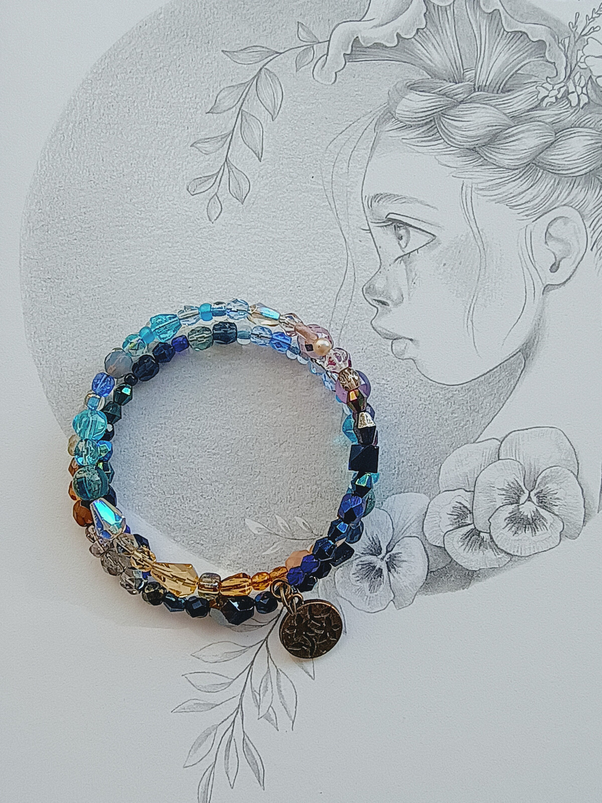 Emada Náramek, 2033, paměťový drát, Asta, 1 ks