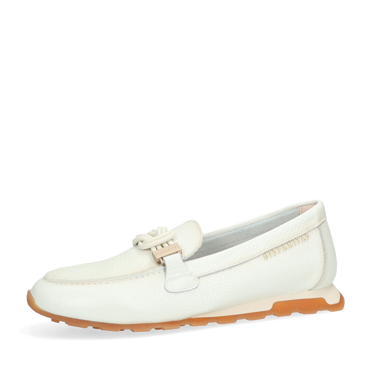 Hispanitas dámské kožené mokasíny - bílé - 37