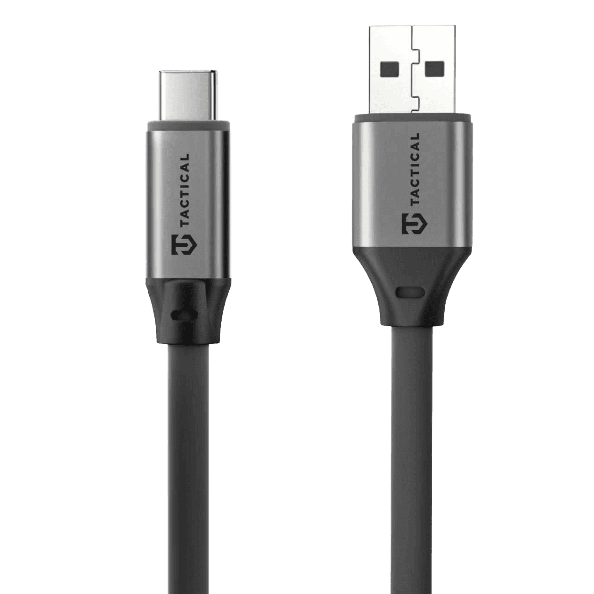 Datový kabel Tactical Fat Man 2.0 USB-A/USB-C 1m Grey
