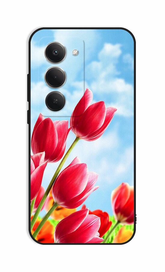 Kryt TopQ Xiaomi Redmi 15 Tulips 167470