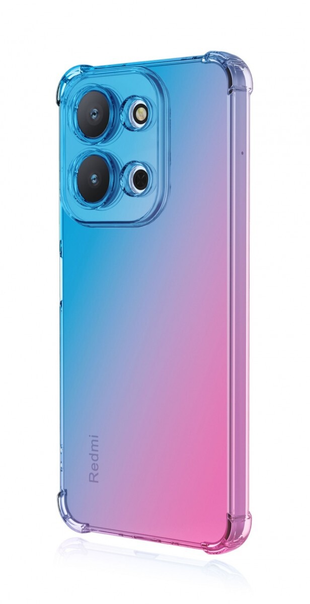 Kryt TopQ Xiaomi Redmi 15C Shock duhový modro-růžový 167463