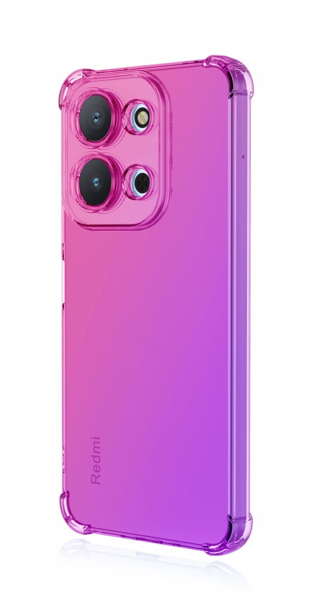 Kryt TopQ Xiaomi Redmi 15C Shock duhový růžovo-fialový 167460