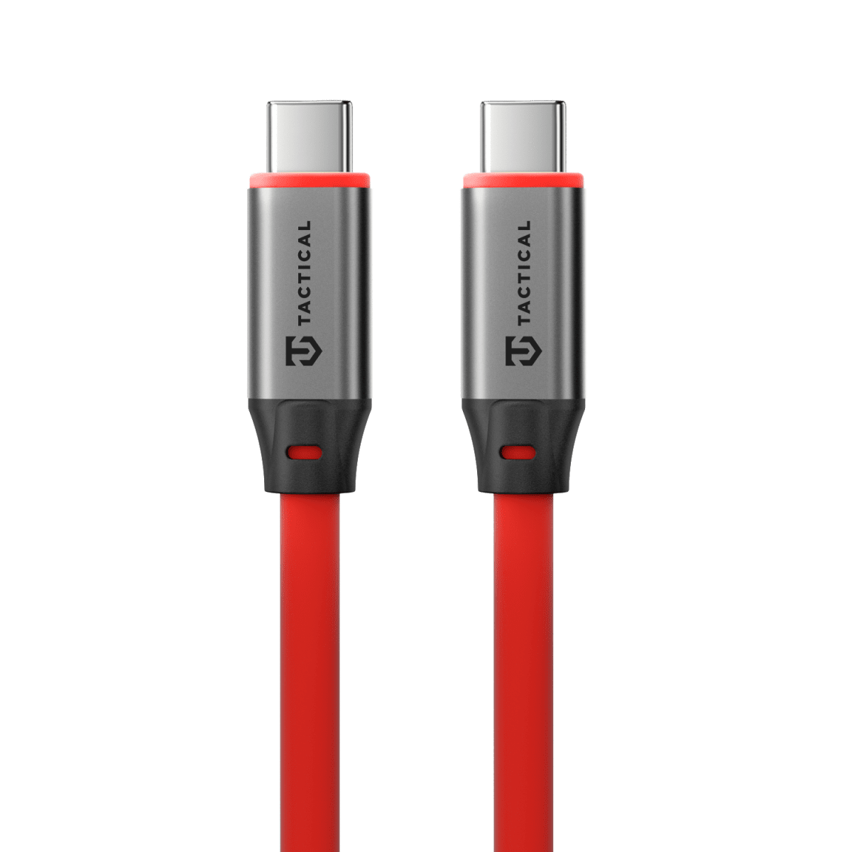 Datový kabel Tactical Fat Man 2.0 USB-C/USB-C 1m Red