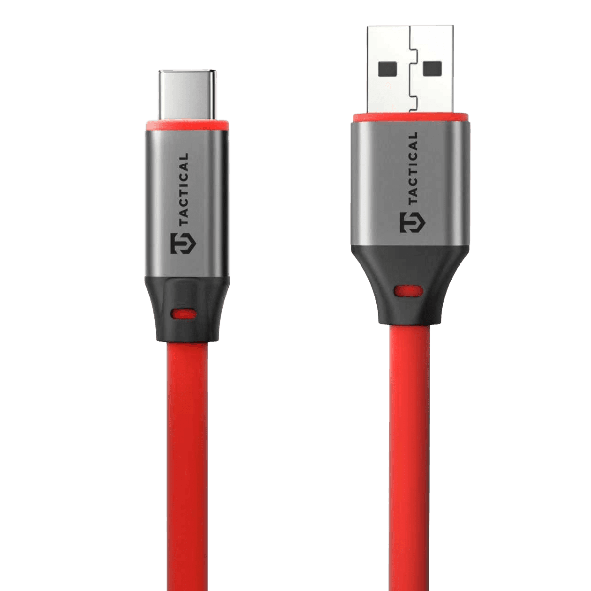 Datový kabel Tactical Fat Man 2.0 USB-A/USB-C 1m Red