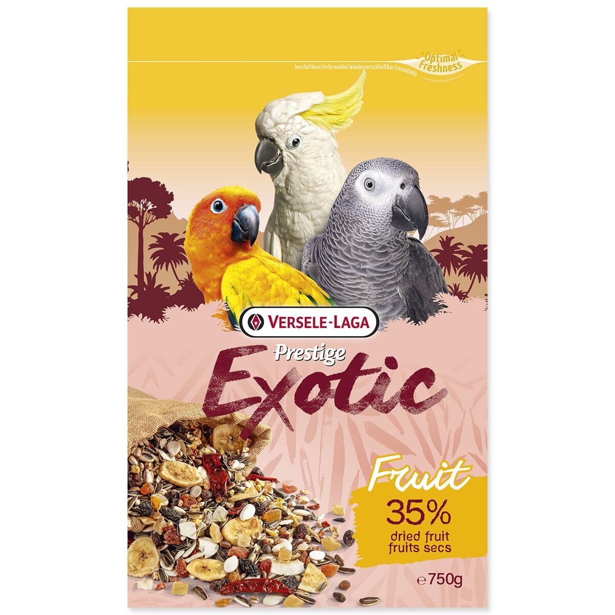 Krmivo Versele-Laga Prestige pro exotické papoušky 750g