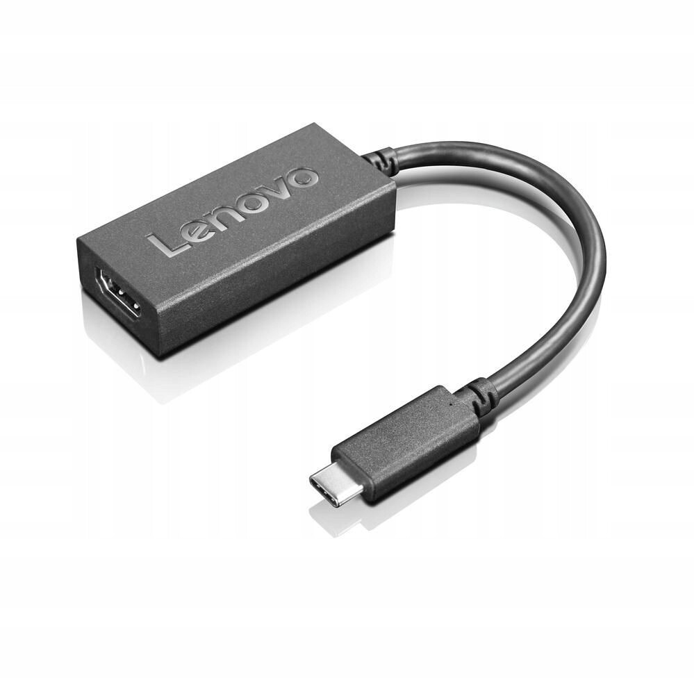 Lenovo Usb C to Hdmi Adapter Black, GX90K37871