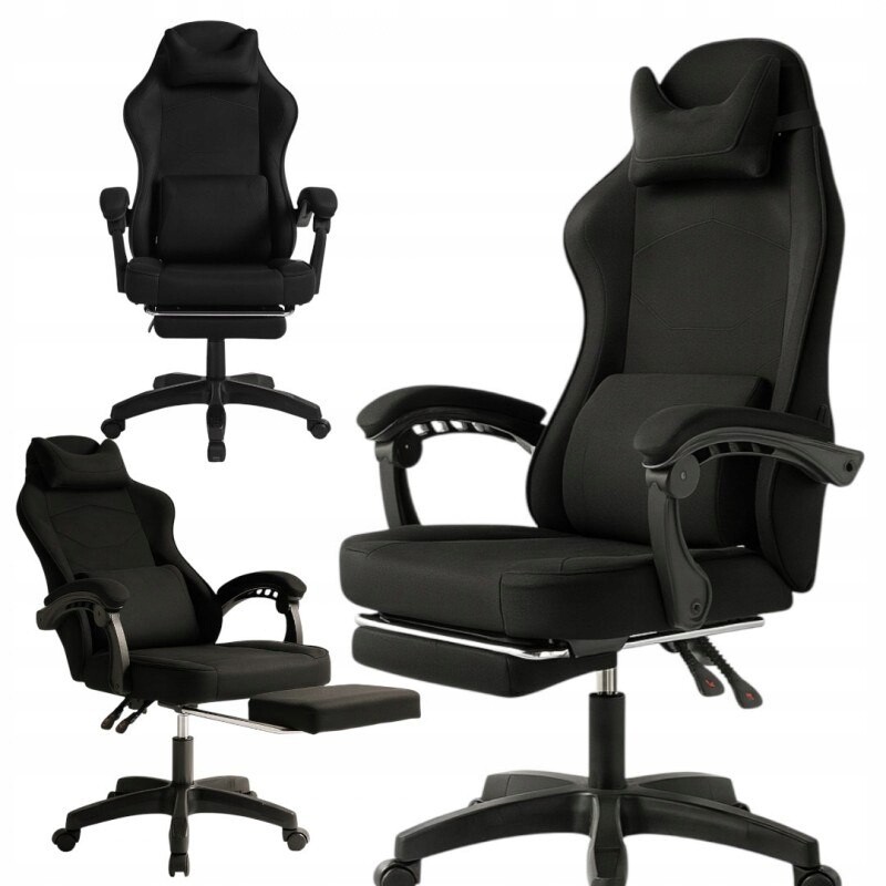 Otočná herní židle Vector s masážním přístrojem a podnožkou KO48CZ