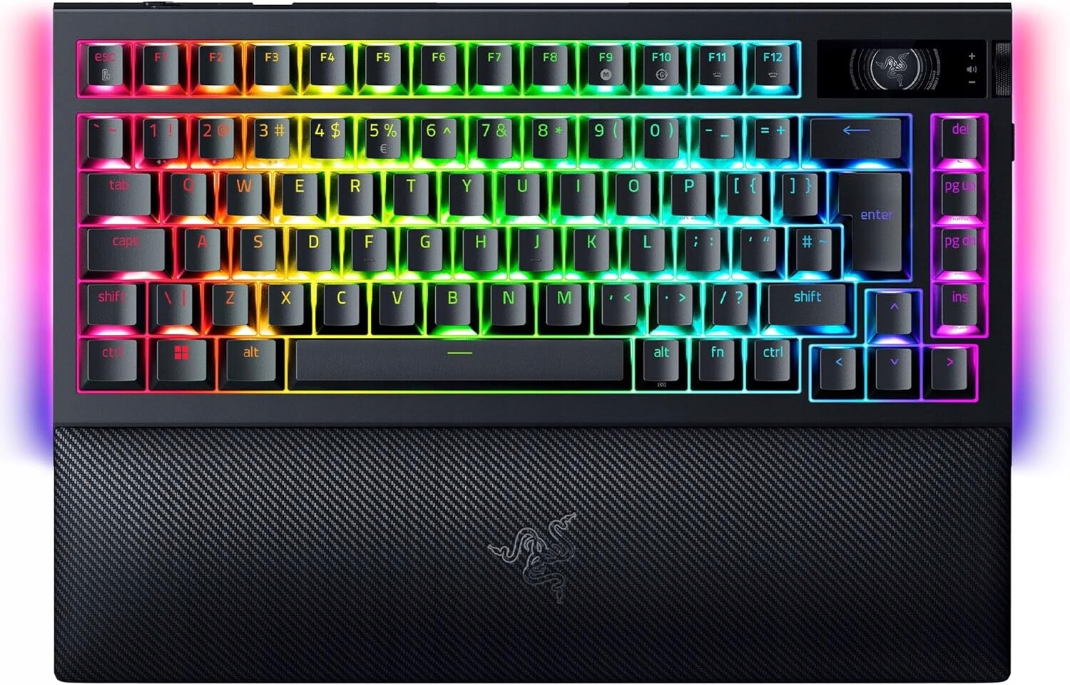 Razer BlackWidow V4 Pro 75% Bezdrátová klávesnice Hotswap Oled Us Iso