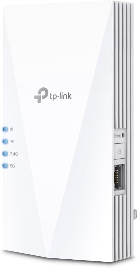 TP-Link RE580X WiFi 6 AX1500 Zesilovač dosahu Dvoupásmový gigabitový