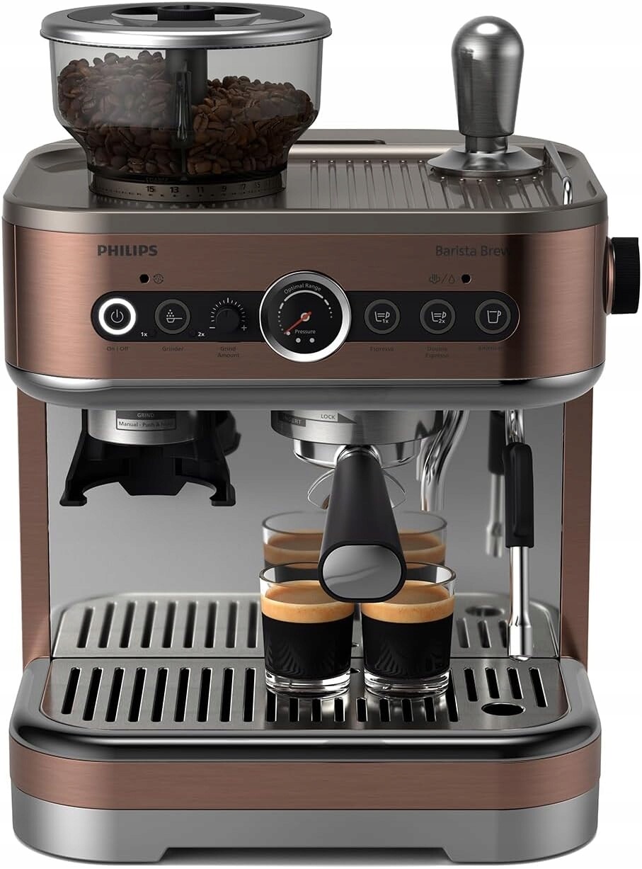 Poloautomatický kávovar Philips Barista Brew s dvojitou nádobou na kávu