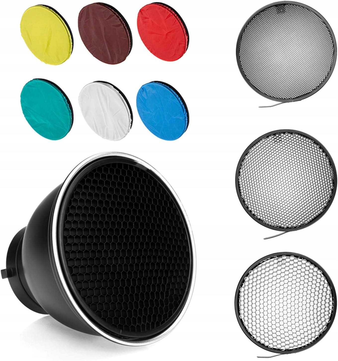 Bowens Reflektor Difuzér Mřížka Medová Plástev 6 Barevná tkanina 20 40 60