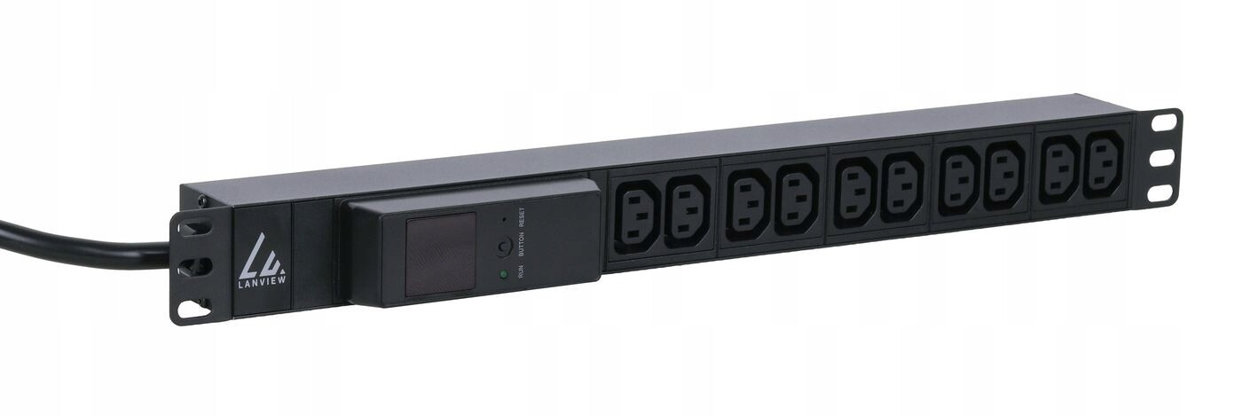 LanView 19 rack Pdu 1U 16a 10x C13 3 m
