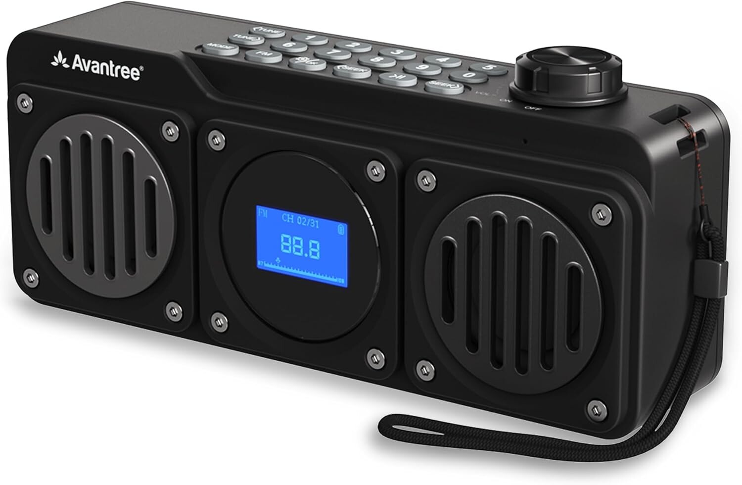 Avantree Boombyte Fm rádio Bluetooth 4v1 Stereo 14W Akumulátor 18H