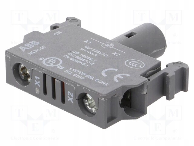 1SFA611621R1075 Podsvícený prvek 22 mm Led čelní podsvíček 230VAC bílý