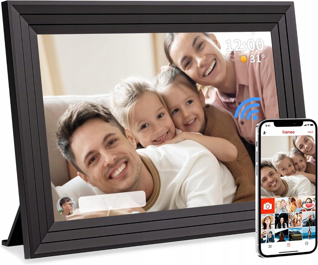 Rámeček Na Fotografie Frameo 10,1 Palců Elektronická Wifi Aplikace