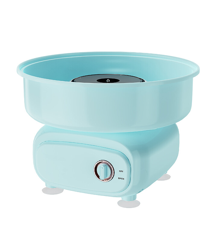 Stroj na cukrovou vatu Modrý Elektrický Domácí Sada