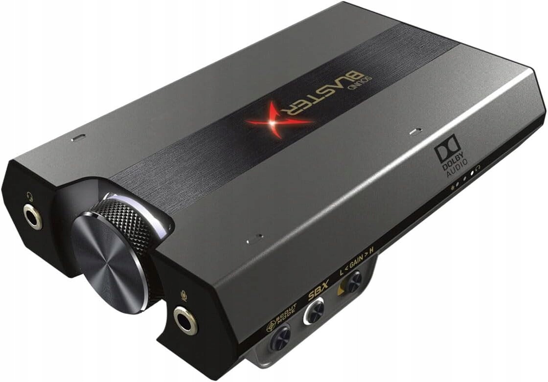Creative Sound BlasterX G6 Dac zvuková karta Sluchátkový zesilovač