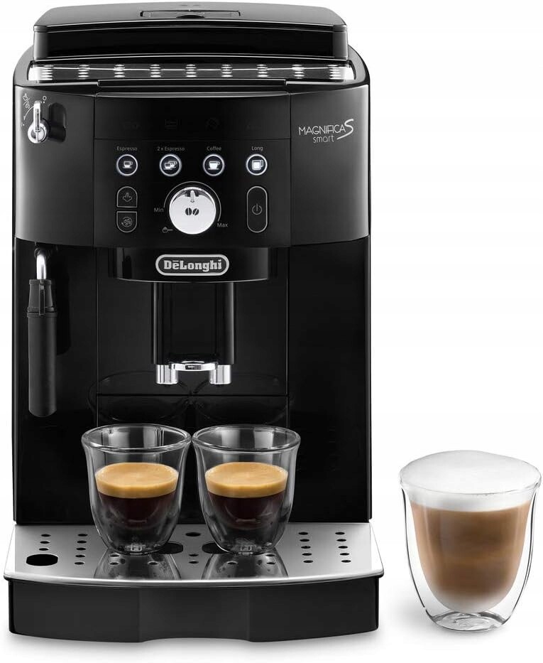 De'Longhi Magnifica S Automatický kávovar Káva Cappuccino mlýnek černý