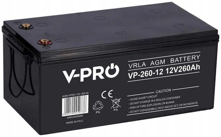 Akumulátor Volt Polska Agm Vpro 12V 260Ah