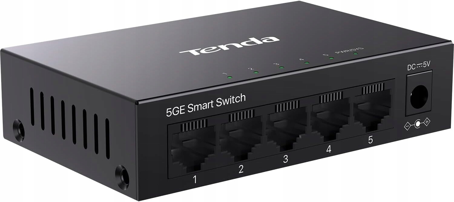 Tenda TEG205E Spravovatelný Přepínač Gigabit 5 portů QoS Igmp Vlan