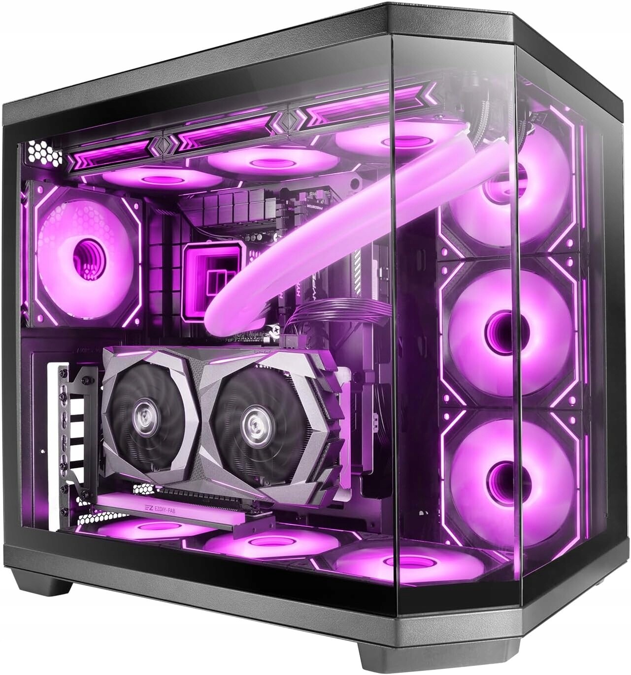 Mars Gaming MC-3TCORE Gaming Custom Atx Trojité Tvrzené Sklo