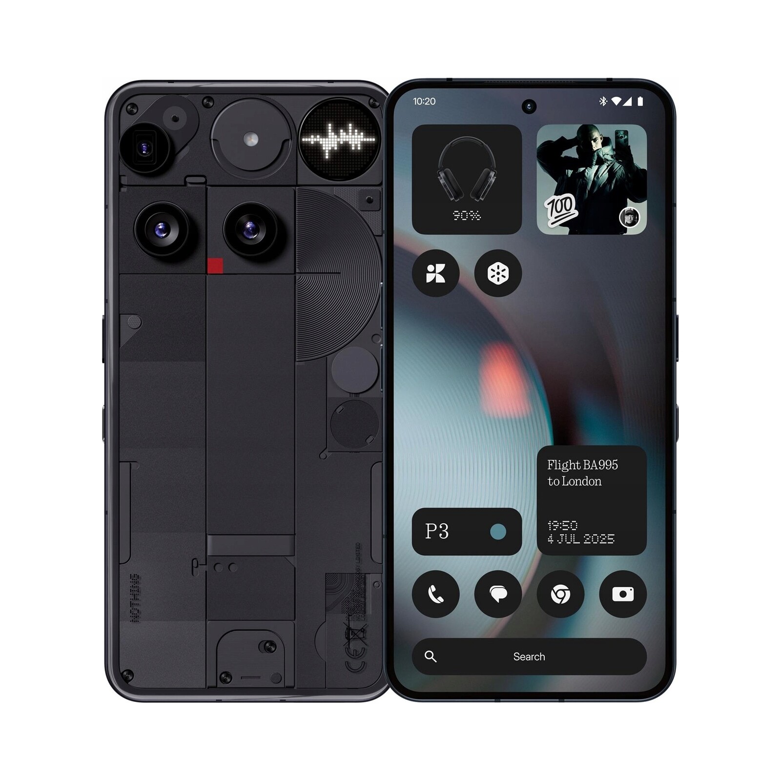 Smartphone Nothing Phone (3) 5G 16/512GB Black 120Hz