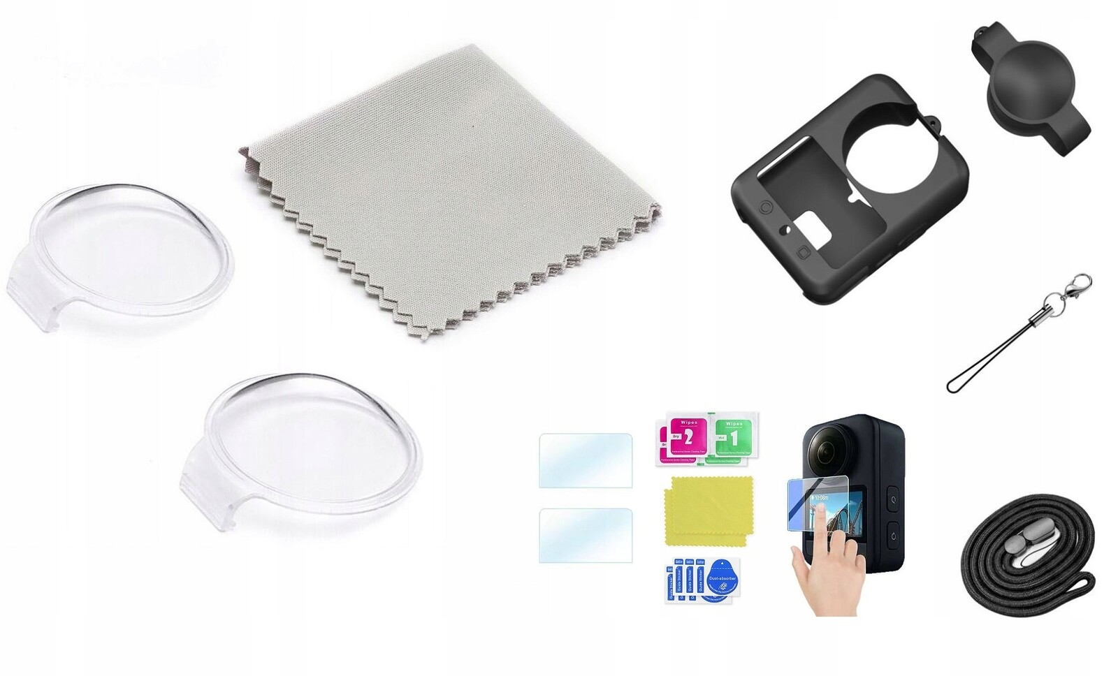 Krytky čoček Dji Osmo 360 Pouzdro Pouzdro Maximální ochrana Sklo