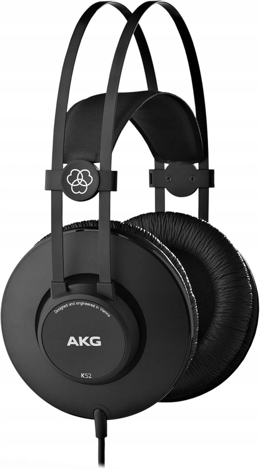 Akg K52 Uzavřená kabelová studiová sluchátka, profesionální, lehká